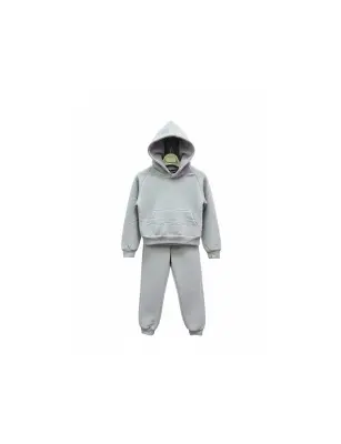 Ensemble Molleton basique gris enfant — photo 2