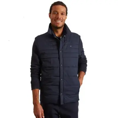 EDEN PARK BLOUSON SWEAT Marine — photo 1