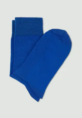 Les chaussettes en laine - Bleu électrique — photo 3