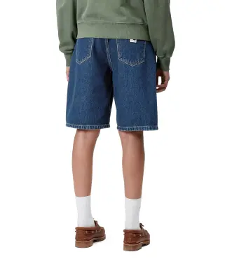 Short Brandon Blue Stone Washed Femme — photo 4