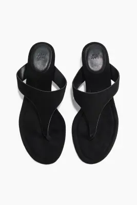 Sandales à talon kitten heel - Noir — photo 1