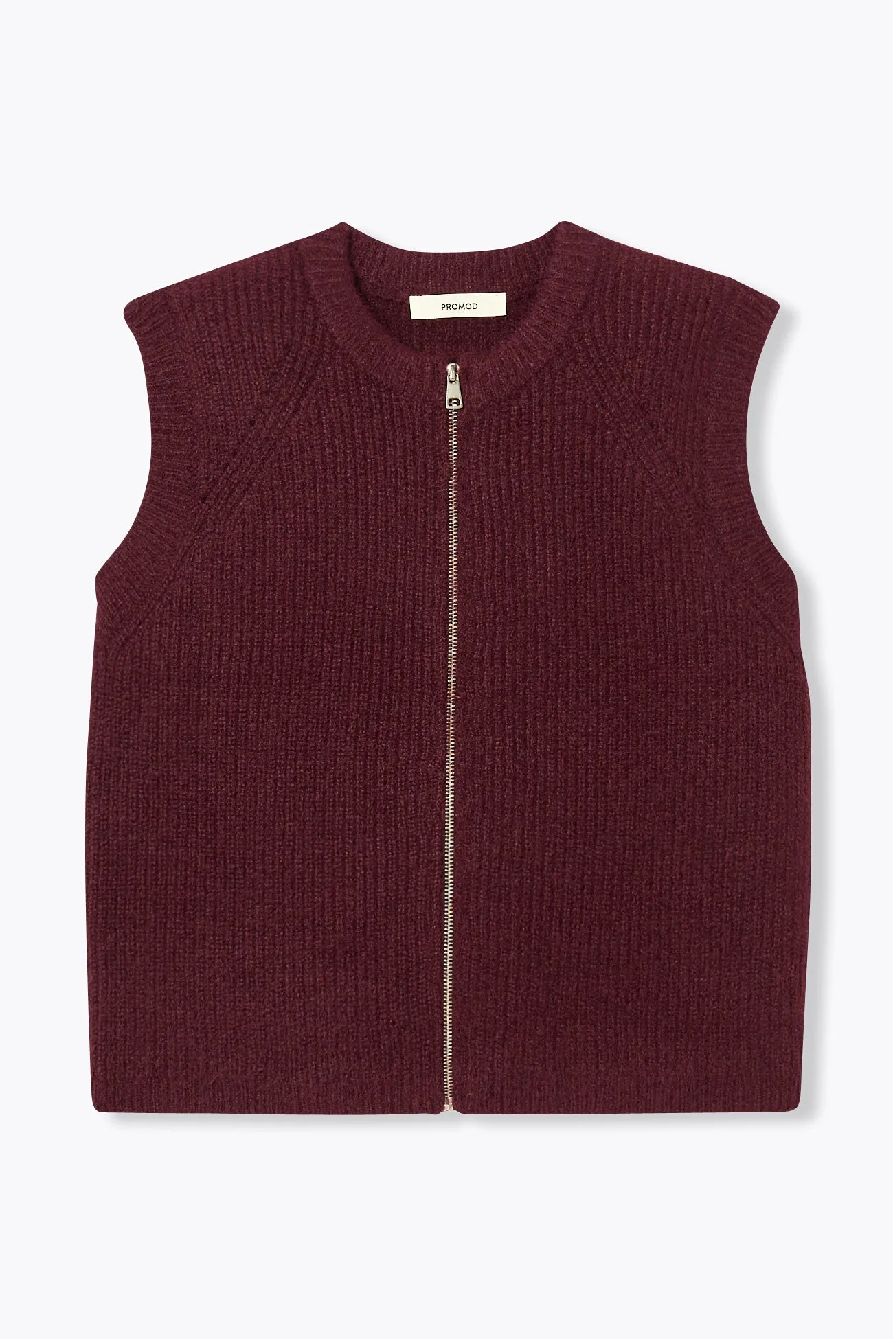 Gilet zippé sans manches