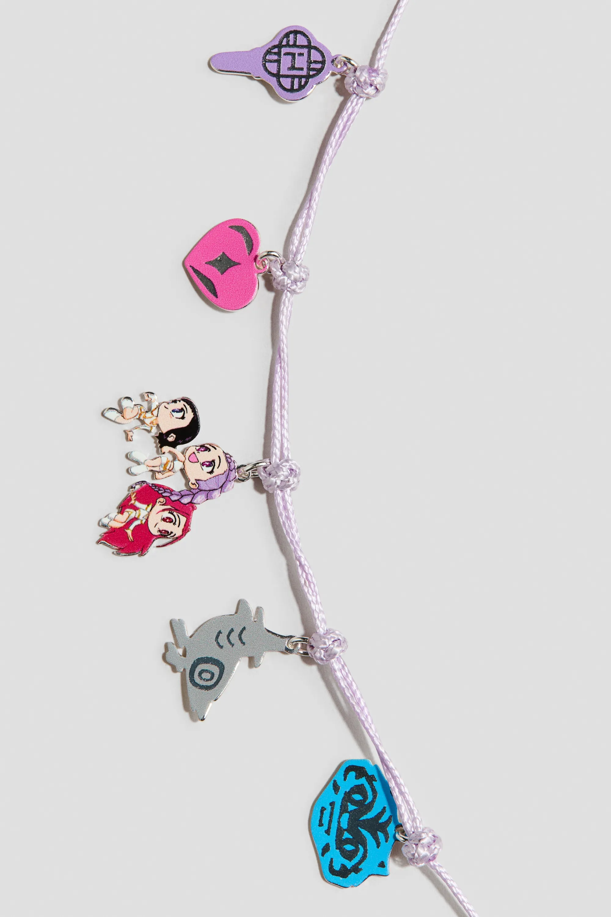 Collier avec charms - Lilas/KPop Demon Hunters