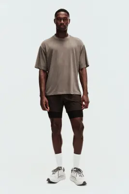 T-shirt de sport boxy Loose Fit DryMove™ - Gris/Solstice — photo 2