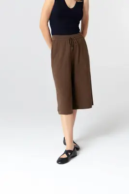 Short en coton et lin