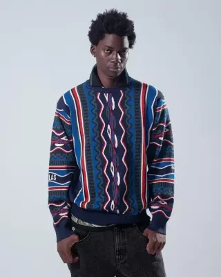 Sweatshirt Helas UMB Coog crewneck knit – navy — photo 3