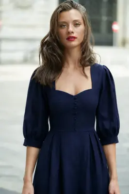 Bardetta Midi Dress - Emerald — photo 4
