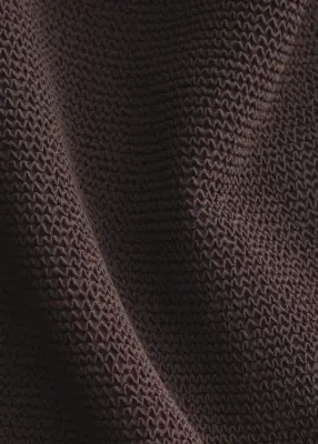 Maillot de bain texturé à nouer - Marron foncé — photo 6