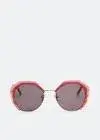 Lunettes pink the moon c258-d62s