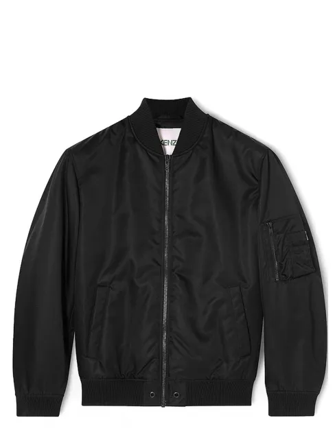 Veste bomber noir ébène NEUVE Prix boutique 450€ Taille XL