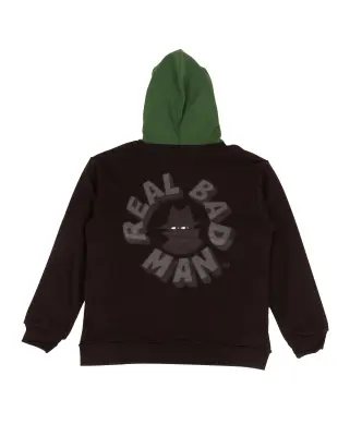 Fleece Hoodie Washed Black — photo 5