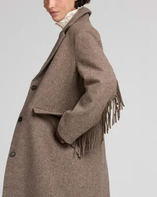Manteau Marcella châtaigne — photo 3