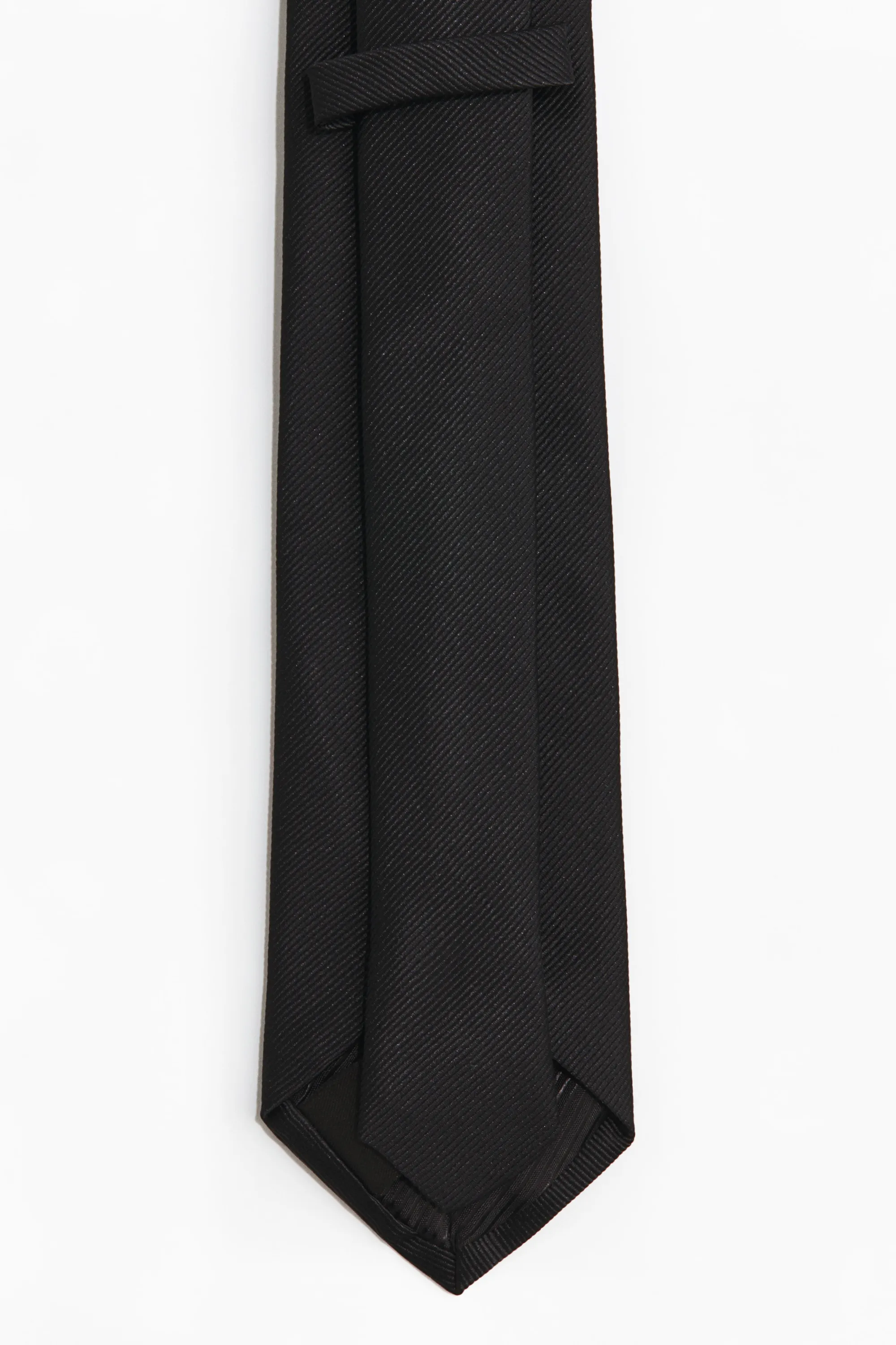 Cravate en satin - Noir