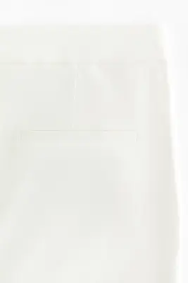 Pantalon chic en lin mélangé - Blanc — photo 4