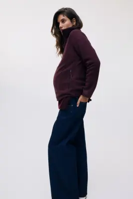 MAMA Veste de portage Before & After en polaire - Bordeaux — photo 4