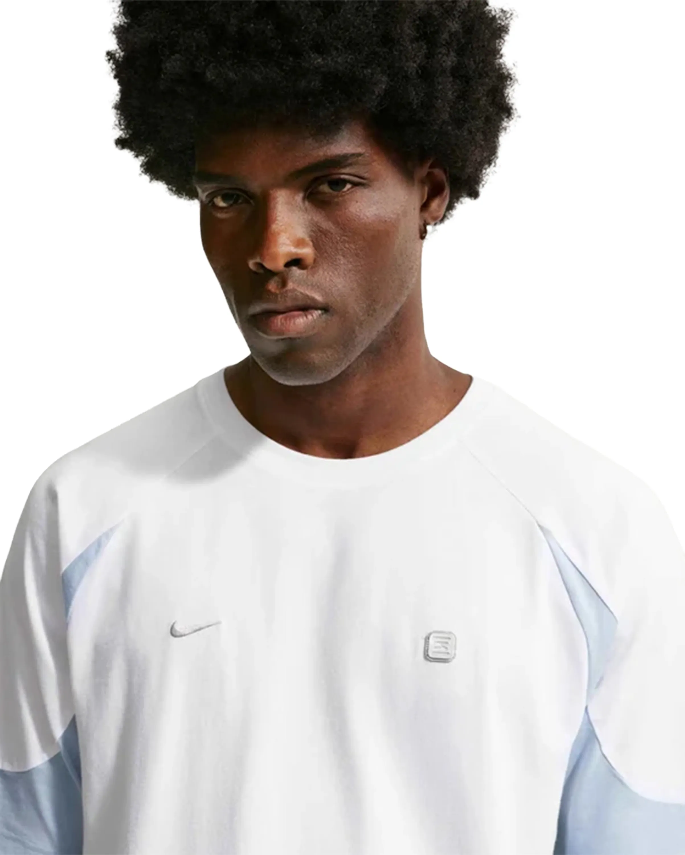 Sleeve Top White/Lt Armory Blue/Wolf Grey