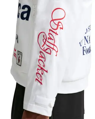 x VAA USA Woven Staff Jacket White — photo 5