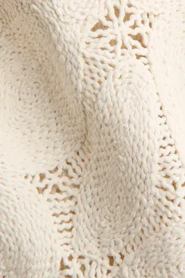 Top façon crochet - Crème — photo 4