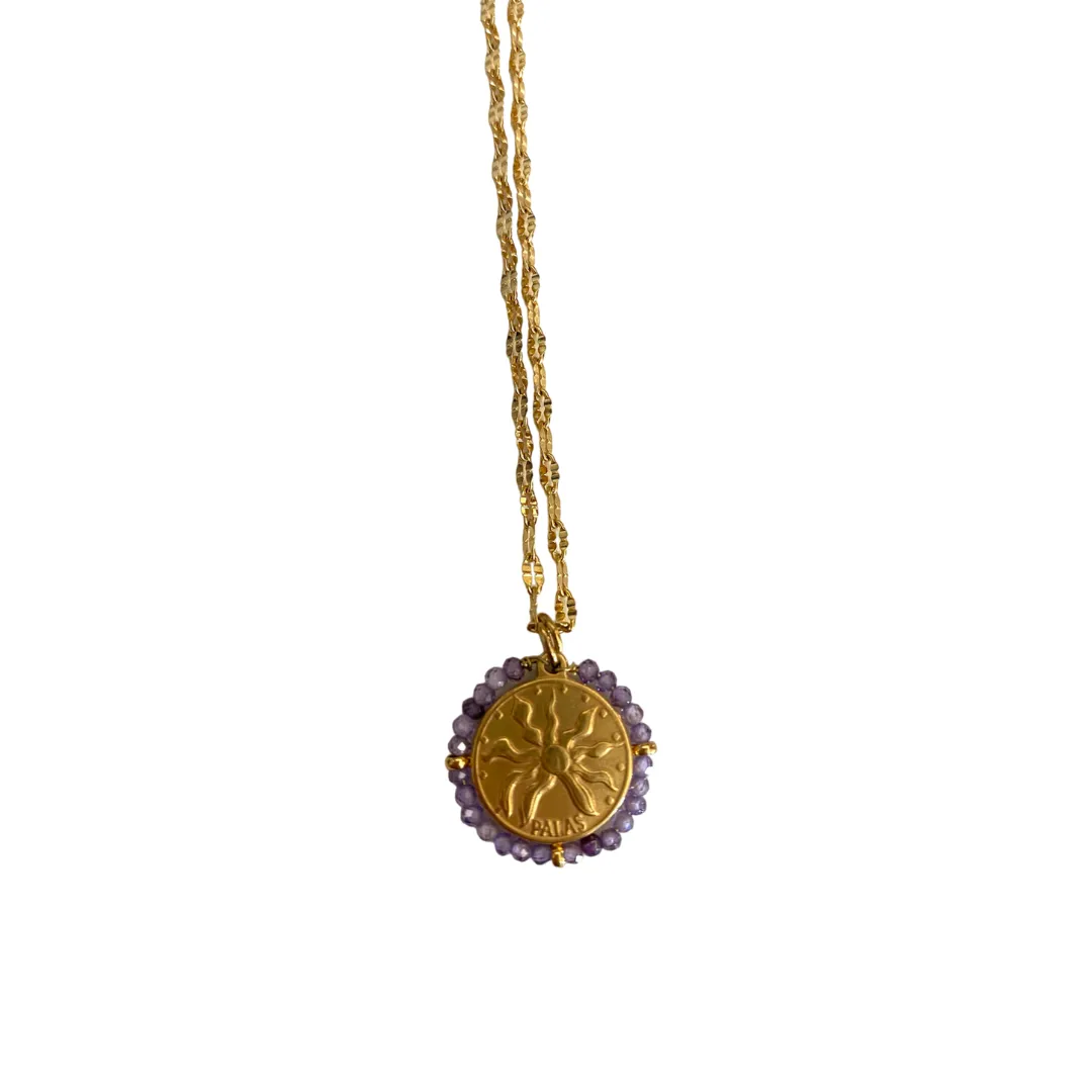 Collier Coup de Soleil lila Madrugada - Palas