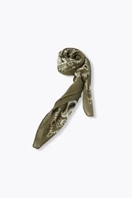 Foulard carré en laine Femme — photo 2