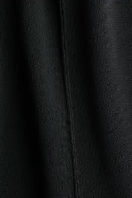 Pantalon évasé avec plis - Noir — photo 4