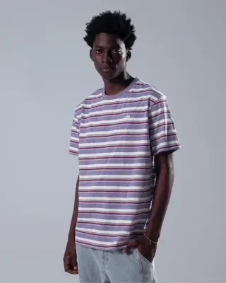 T-shirt Helas Classic stripe tee – Lavender — photo 3