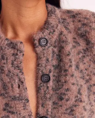Cardigan Douceur guépard tacheté — photo 3