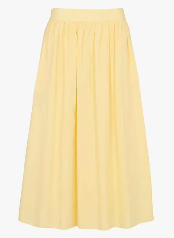 Jupe Claude popelin Yellow - BELLEPIECE