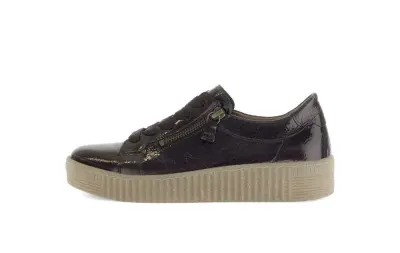 Baskets Gabor 73.334.98 Marron - Lacets Zip Grande Pointure Femme — photo 2