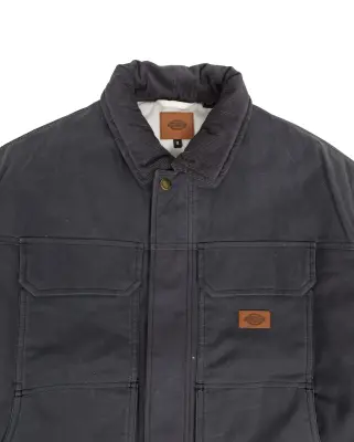 Lucas Waxed Pkt Jacket Charcoal Grey — photo 2