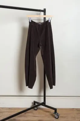 Labo.art – PANTS PANTA CHIARO – VELLUTO CACAO