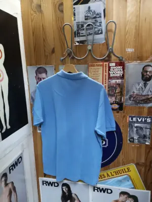 Polo Lacoste bleu clair — photo 4
