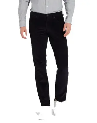 WRANGLER PANTALON VELOURS GREENSBORO Marine — photo 2