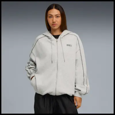 PUMA x ROSÉ T7 Hoodie Grey — photo 3