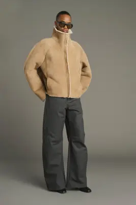 MANTEAU KLEBER BEIGE — photo 1