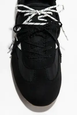 Sneakers - Noir/crème — photo 3