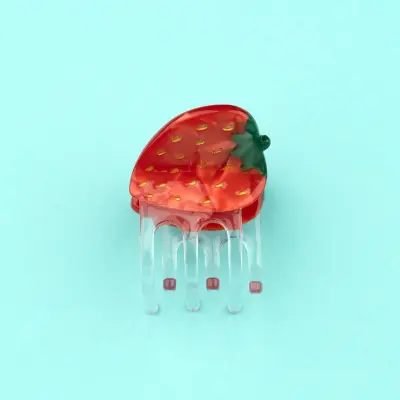 Mini pince à cheveux Fraise Coucou Suzette — photo 1