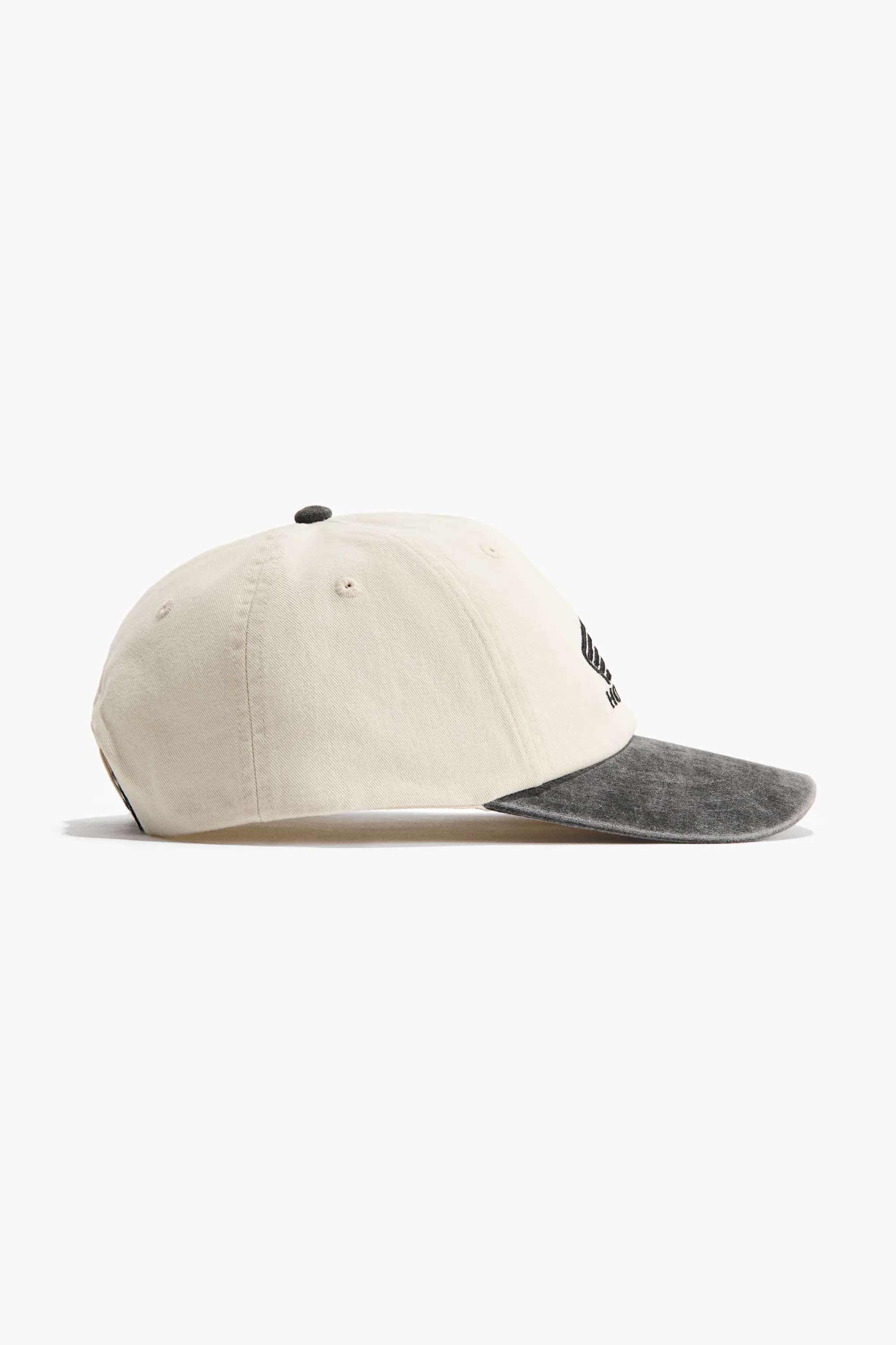 Casquette en twill de coton avec motif - Crème/Honda
