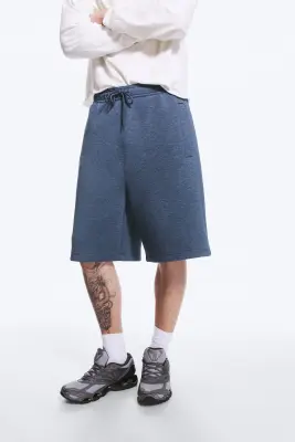 Short en néoprène Loose Fit - Bleu foncé — photo 3