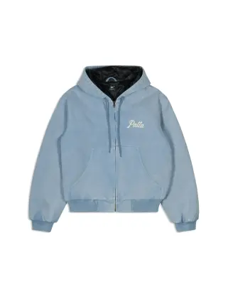 Peace Canvas Hooded Jacket Light Blue Denim — photo 1