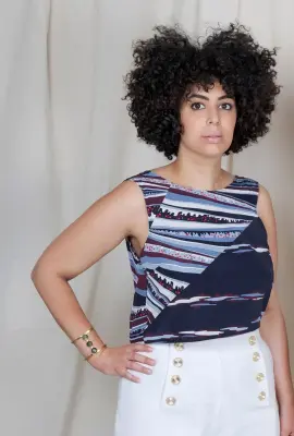 Top dos nu Chioma - Pièces Uniques en soie – Mamamushi Studio — photo 2
