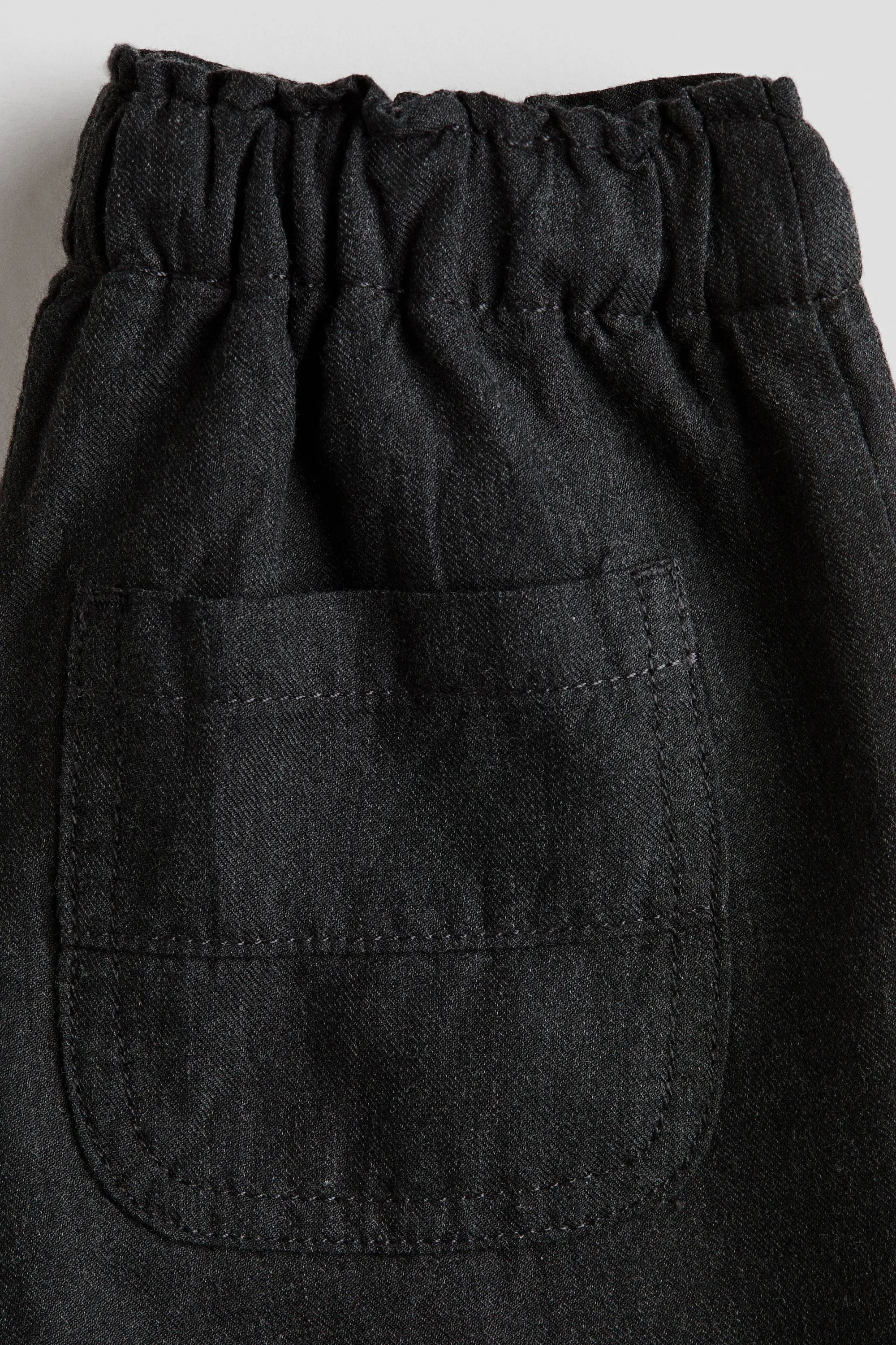 Lot de 2 pantalons jogger doublés en coton - Gris foncé/marron