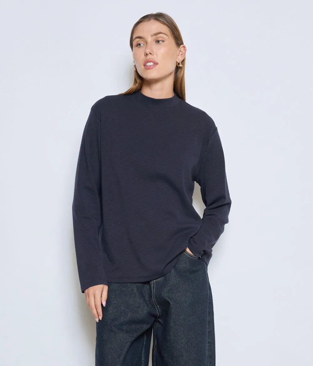 Tee Flora Navy