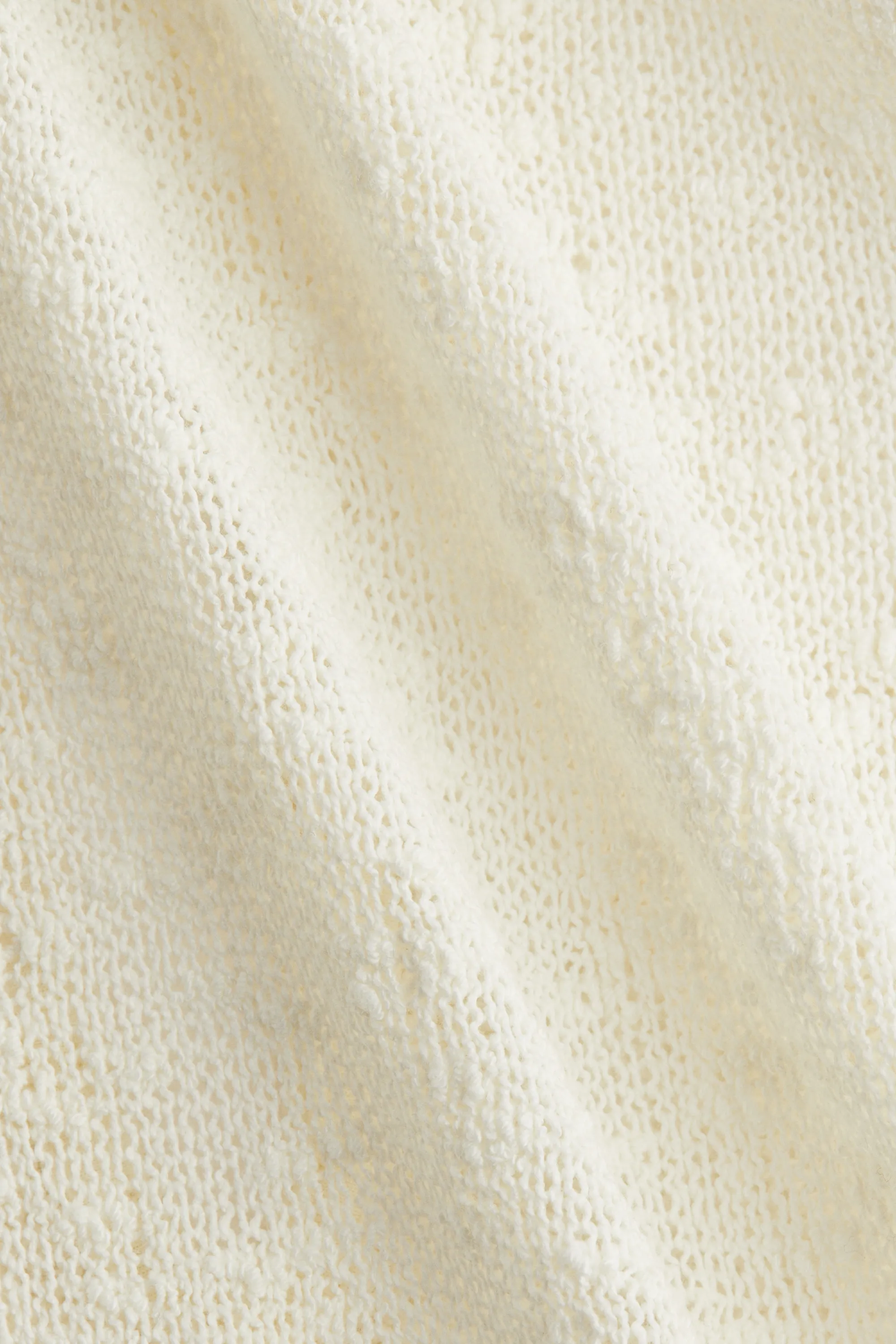 Débardeur en maille texturée - Blanc