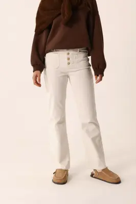 Pantalon Loumo Creme — photo 4