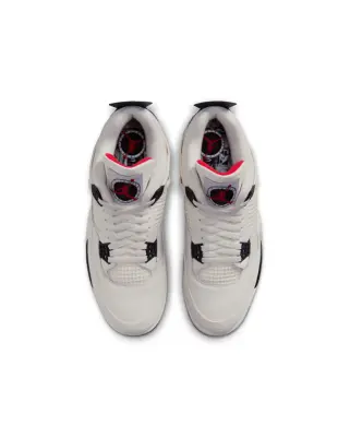 Air Jordan 4 Retro OG Flight Club Sail University Red — photo 4