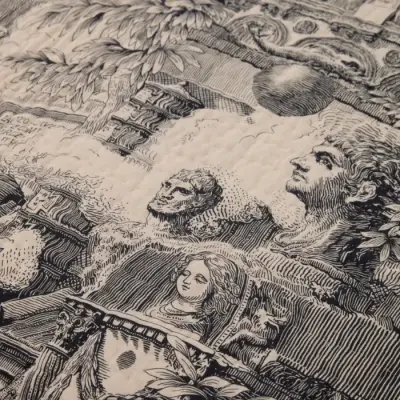 Edredon Piranesi Noir — photo 3