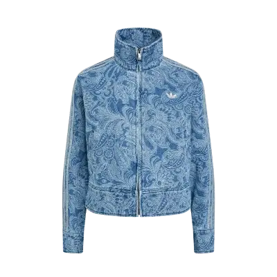 Adidas x Liberty London Firebird Denim Track Top Medium Vintage Light Denim — photo 1