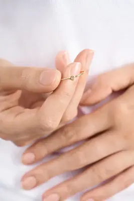 BAGUE DAUPHINE - Or jaune 18 carats — photo 5