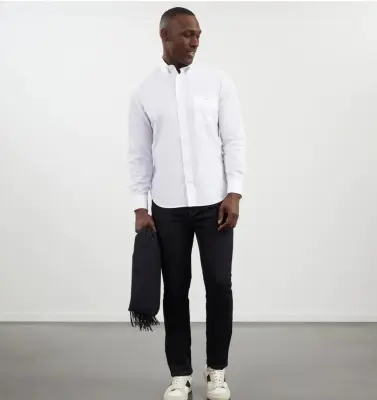 EDEN PARK CHEMISE HABILLEE COTON Blanc — photo 2